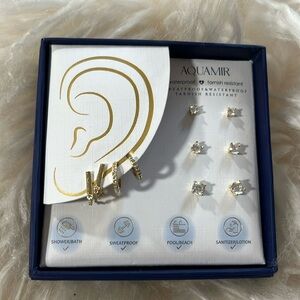 Waterproof tarnish resistant earrings